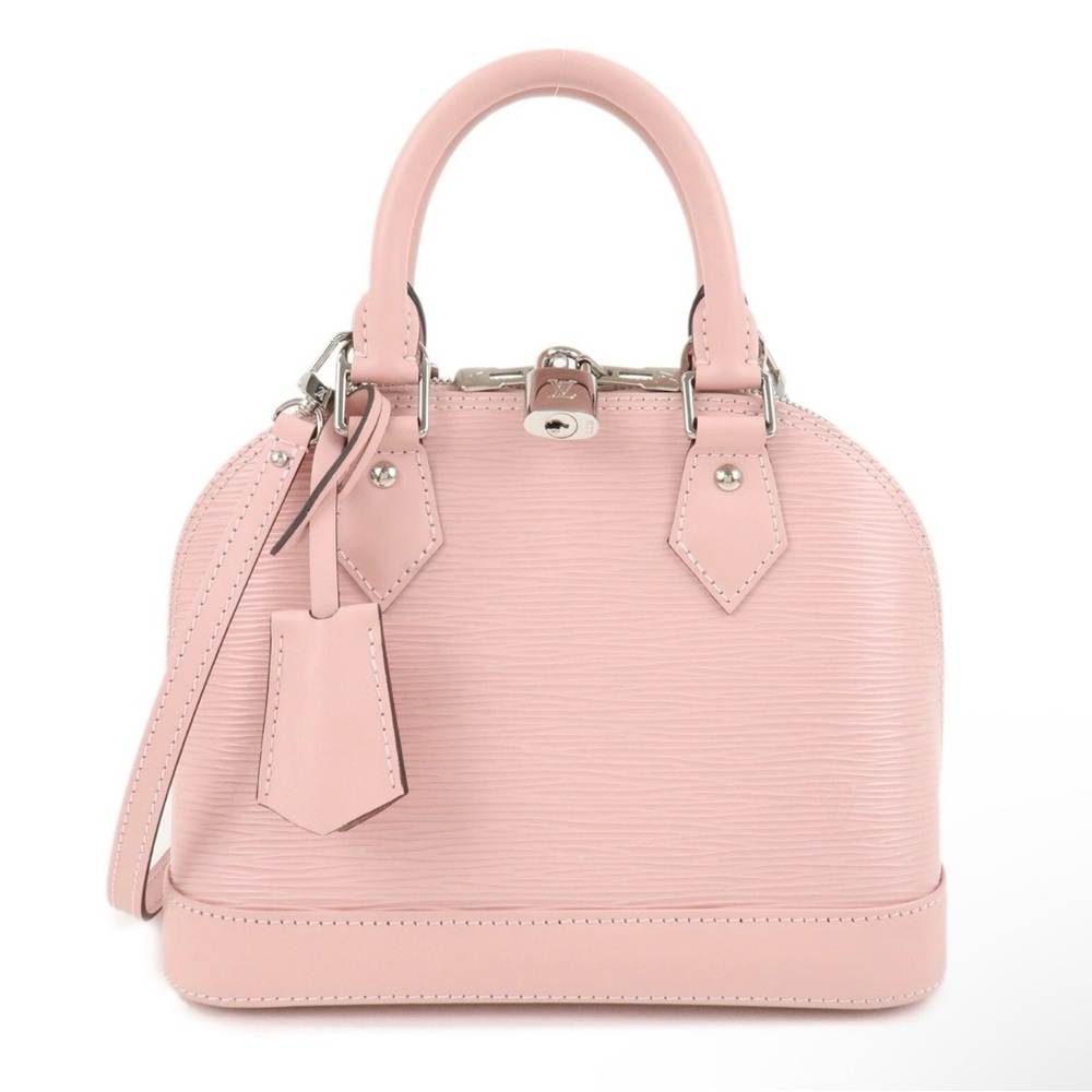 Louis Vuitton Alma BB in Rose Ballerine Epi Leather